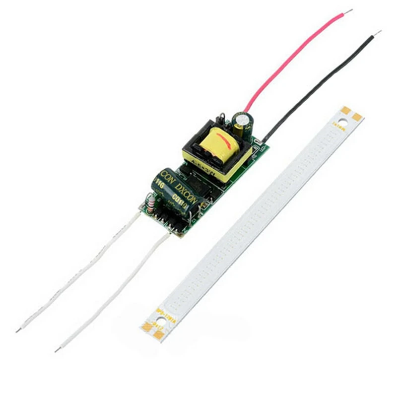 CLAITE COB Светодиодная панель чипа 5 Вт 10 DC12V 2000лм 120х10мм DIY светодиодный чип с
