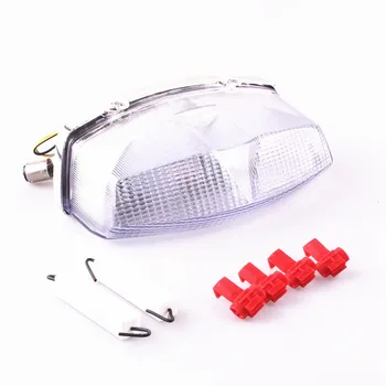 

LED Tail Light Integrated Turn Signal For Kawasaki Ninja 500 1994-1996 Ninja 500R 1997-2000 ZX17R 1991-1995 Clear