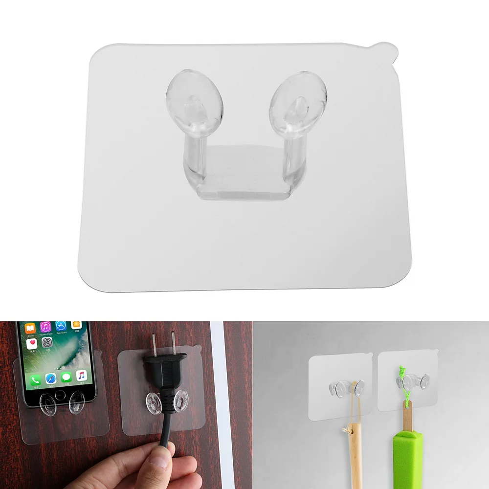 

Power Plug Socket Hanger Holder Multi-function Wall Storage Hooks 5pcs Strong Adhesive Hook Wall Mounted Self Sticky Hooks