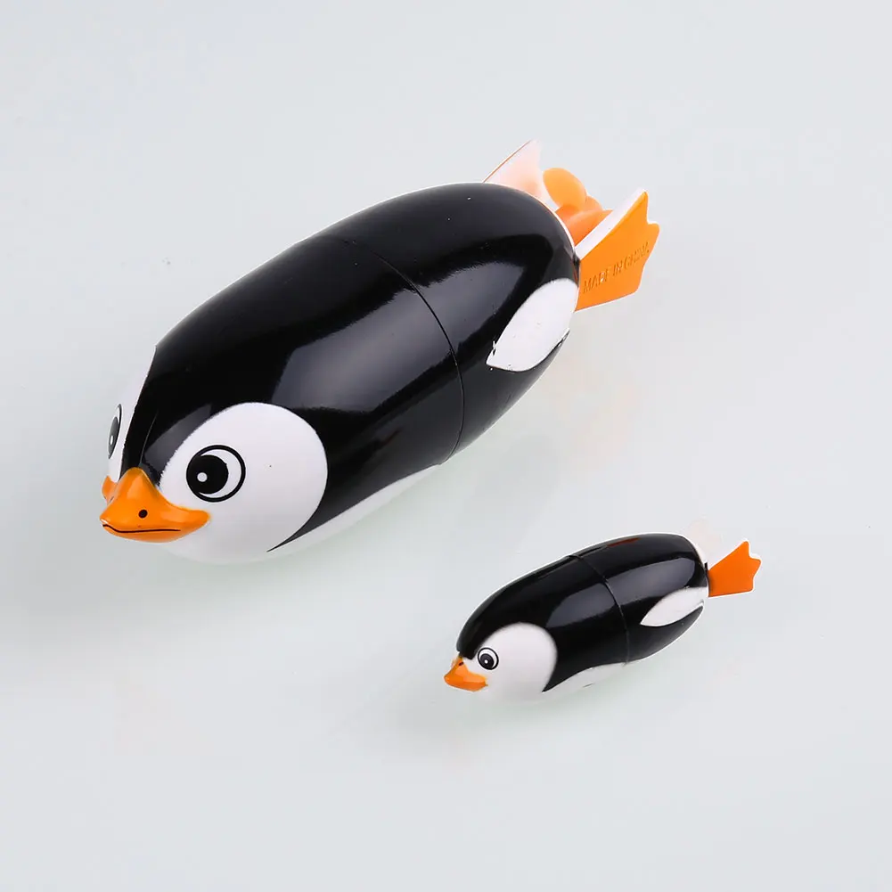 Peradix 2 шт. Пингвины Электрические игрушечные животные плавающая игрушка для ребенка развивающие две ванны батарейный блок Электрический пингвин игрушка для купания