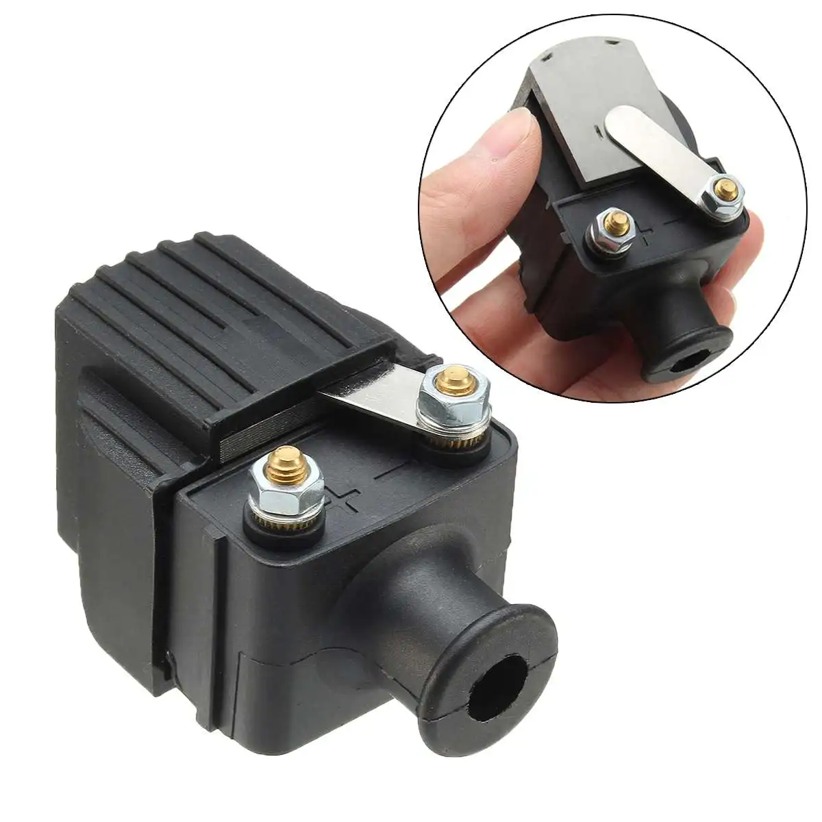 

Autoleader Replacement Outboard 339-832757A4 Ignition Coil Rubber+Metal For Mercury&Mariner 6-225HP Black 7x4cm Ignition System