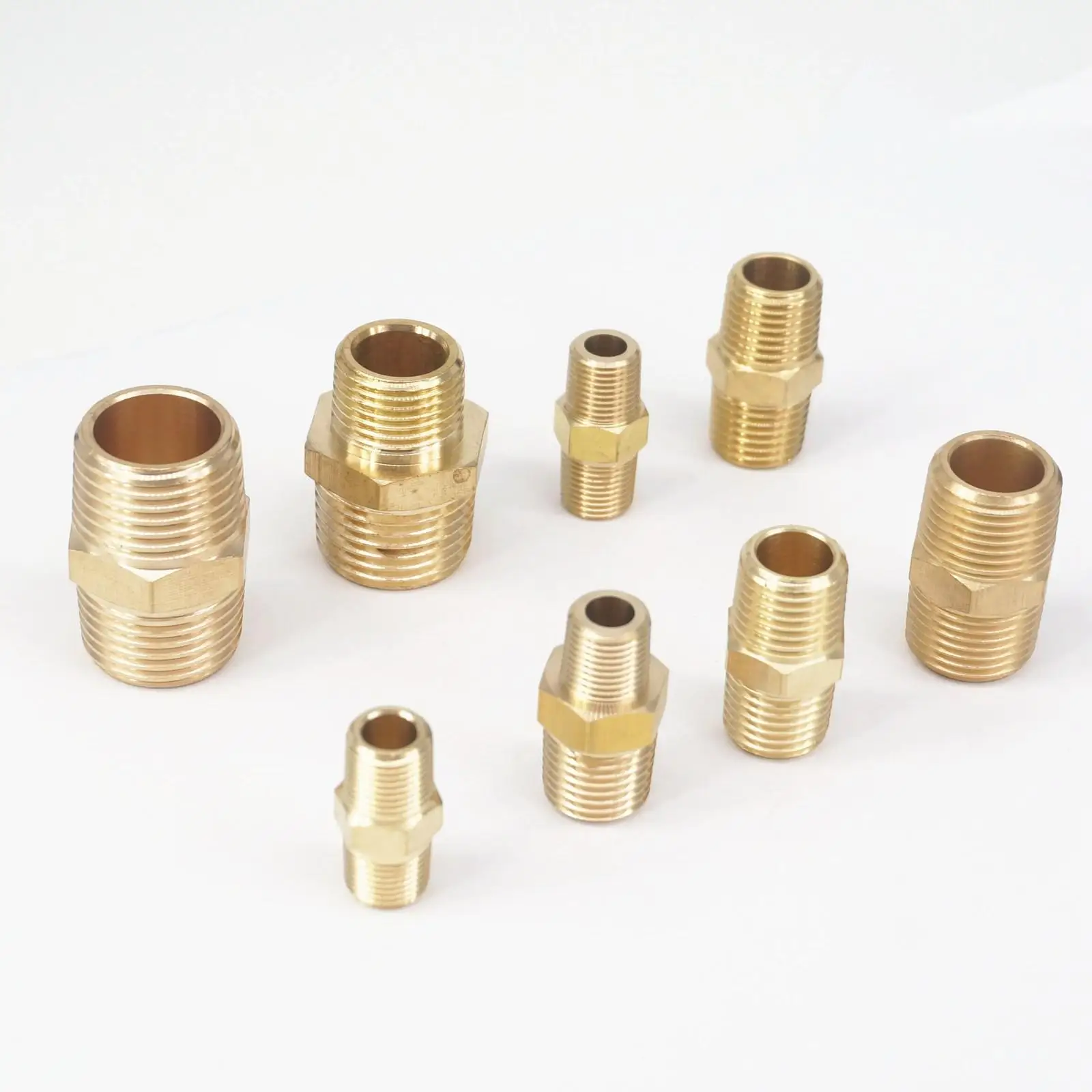 1/8 &quot1/4&quot 3/8 &quotNPT шестигранный ниппель Reduer редукционный латунный фитинг