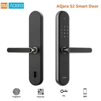 

Original Aqara S2 Fingerprint Smart Door Lock Work With Mi Home App Keyless Lock For Xiaomi Smart Home Kit
