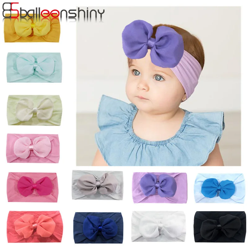 

Balleenshiny Baby Headband Cute Princess Hair Band Soft Chiffon Bow Flower Headband Infant Toddler Baby Girls Hair Accessories
