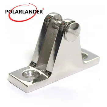 

For Boat Yacht Marine Stainless Steel 316 Mountain Type Fittings Accessory Bimini Top Fitting Deck Hinge Pin 90 Degree Hardware