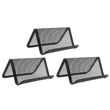 Бизнес-держатель для карт для стола, 3 шт офисная визитная карточка подставка металлический органайзер для именных карт