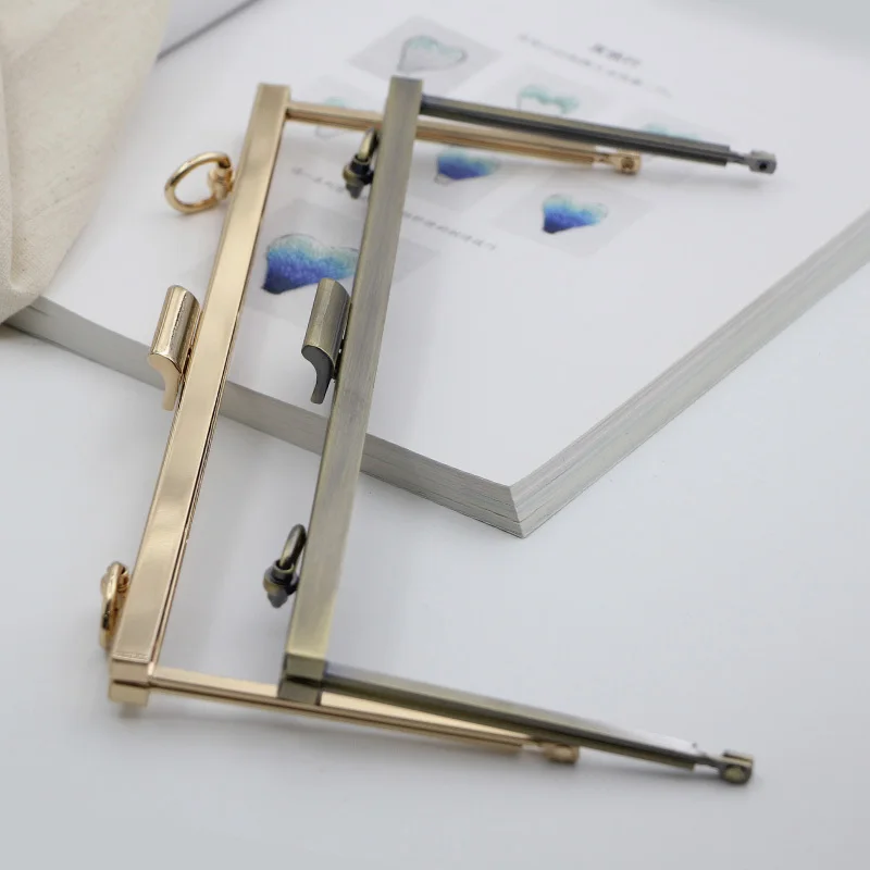 

25 Cm DIY Purse And Bags Parts Metal Purse Frame Frame Purse Wholesale Obag Handle Diy Handbag Accessories Metal Wallet Frame