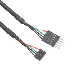 Мини Mhoterboard USB Dupont кабель 2,0 мм расстояние 5Pin Женский до 2,54 5Pin мужской для промышленной материнской платы 30 см