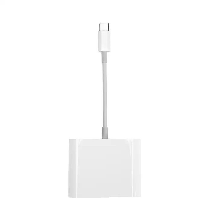 USB C 3 в 1 карта памяти Белый ридер 2 0 Micro SD TF CF SDHC Type для флэш кардридер|Картридеры| |