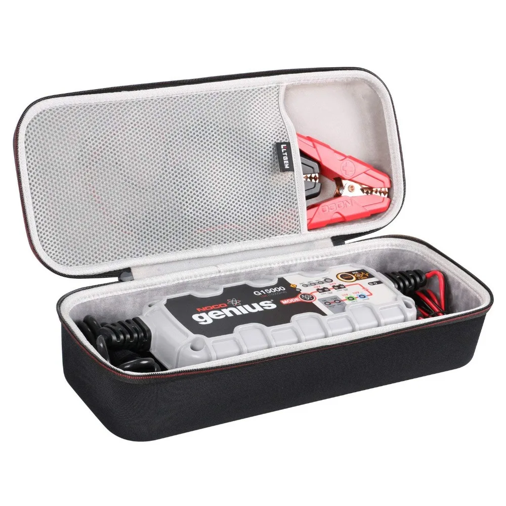 

LTGEM EVA Hard Travel Protective Carrying Case for NOCO Genius G15000 12V/24V 15A Pro Series UltraSafe Smart Battery Charger