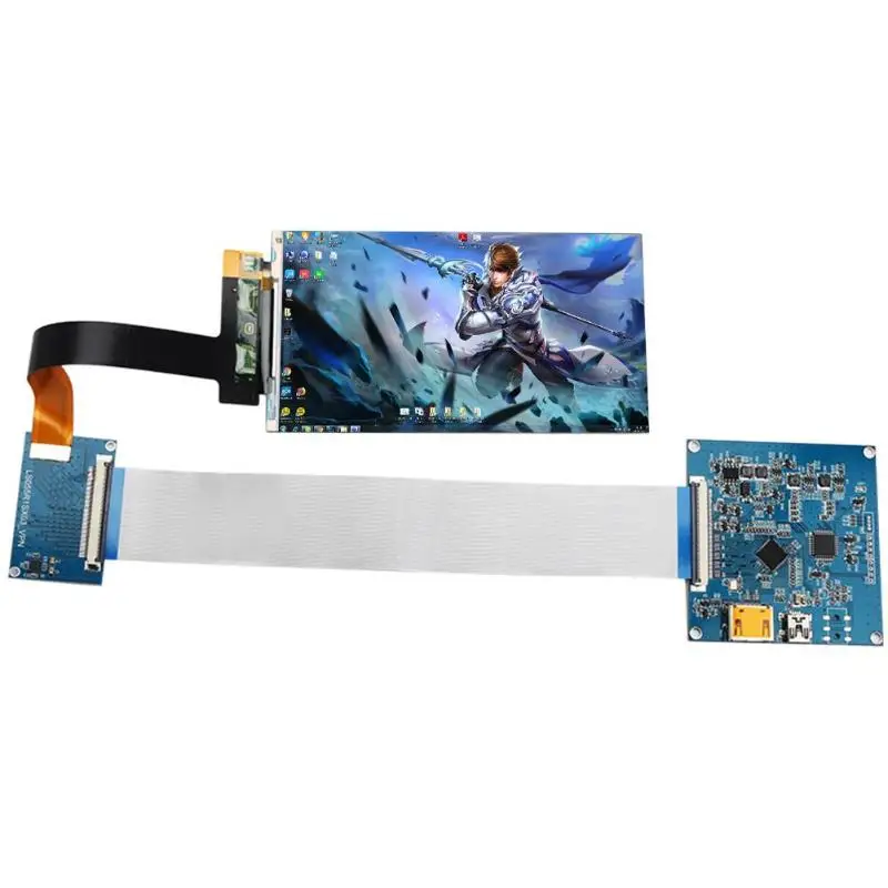 

LS055R1SX03 5.5 inch 2k LCD module 2560*1440 LCD screen display with HDMI to MIPI controller board for WANHAO D7 replacement