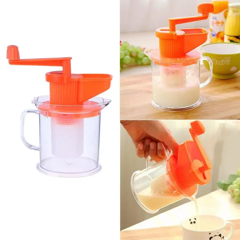 

Manual Soymilk Maker Hand Carrot Soybean Vegetables Squeezer Milk Fruit Juicer Machine Juice Blender Kitchen Cooking Tools