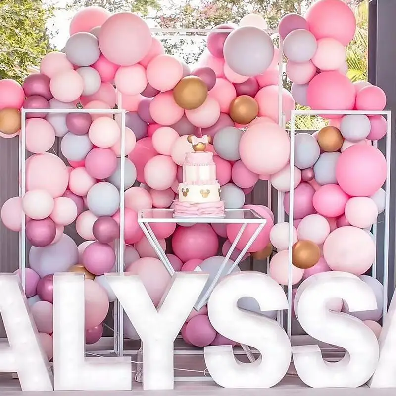 

Pastel Latex Balloons 12 Inch Assorted Macaron Party Balloons for Baby Shower Wedding Room Birthday Christmas Decoration