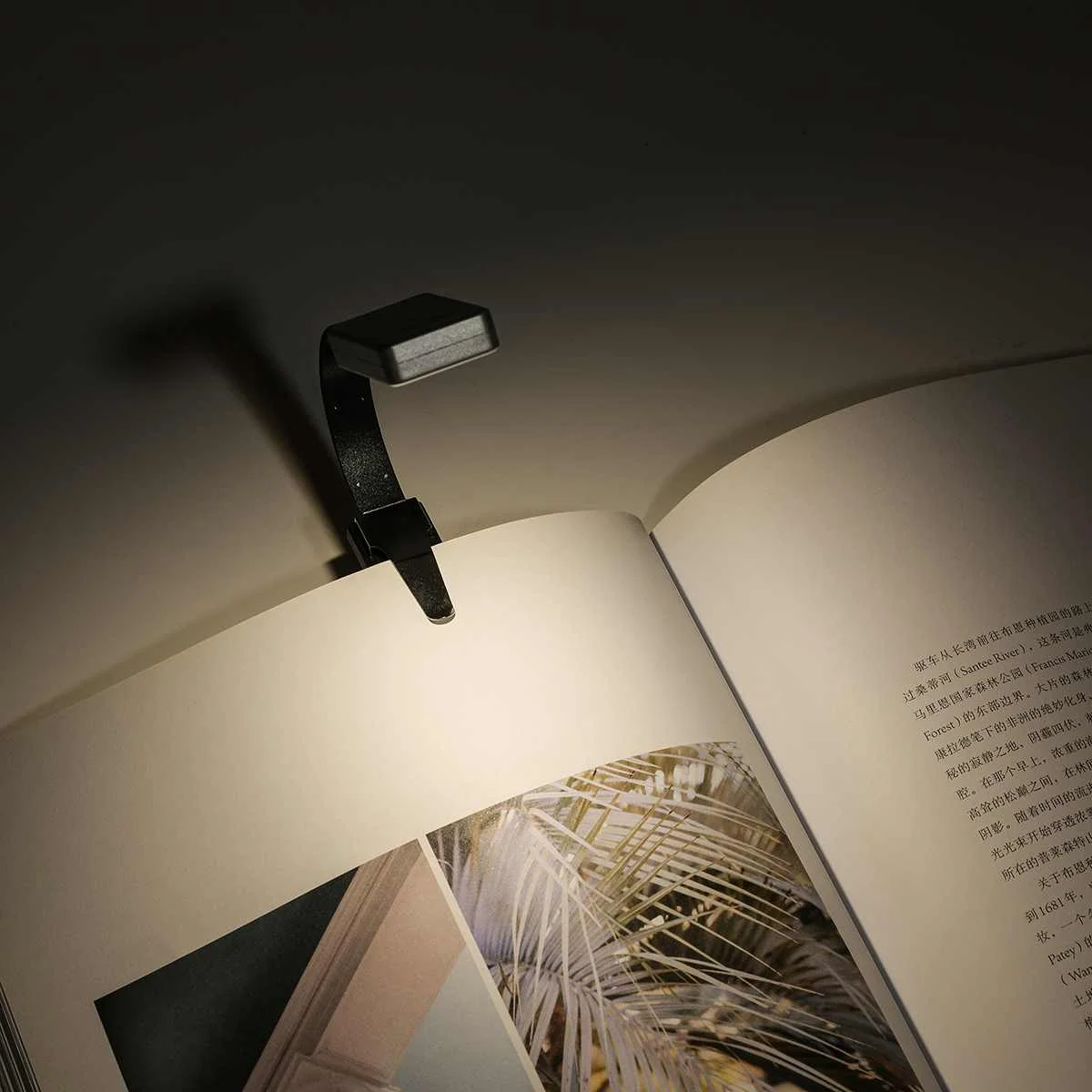Перезаряжаемая Светодиодная лампа для электронной книги USB светильник ильник