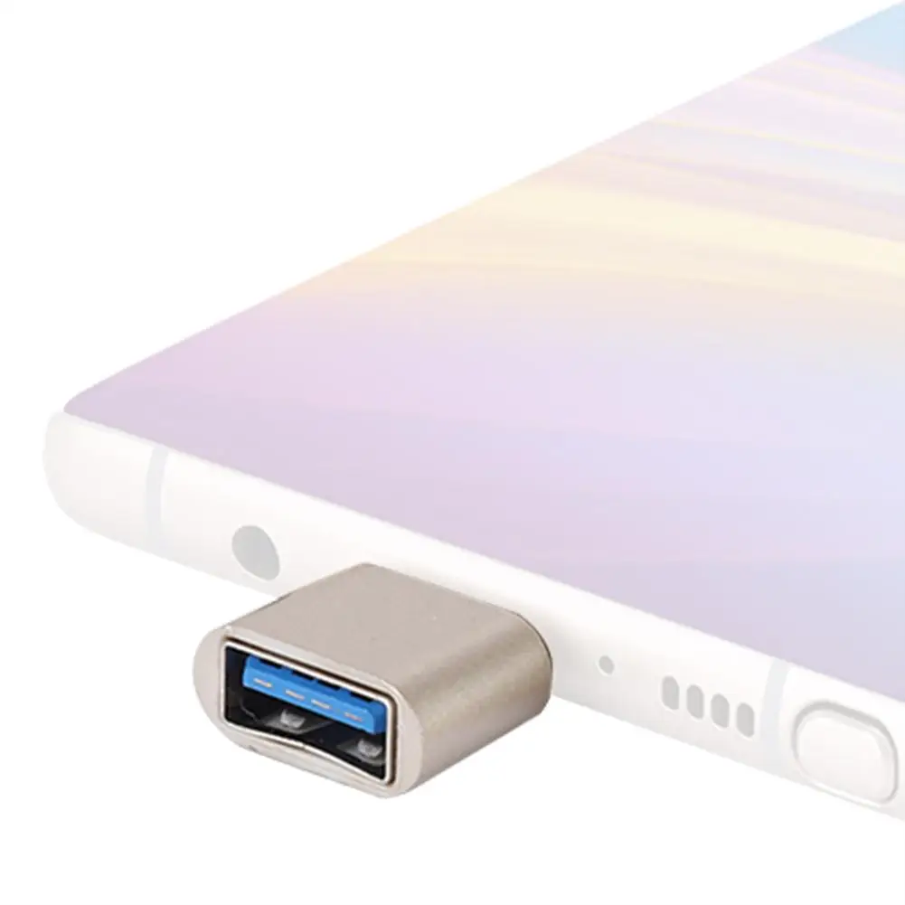 Адаптер USB Type C конвертер для зарядки и синхронизации на мобильный телефон ПК