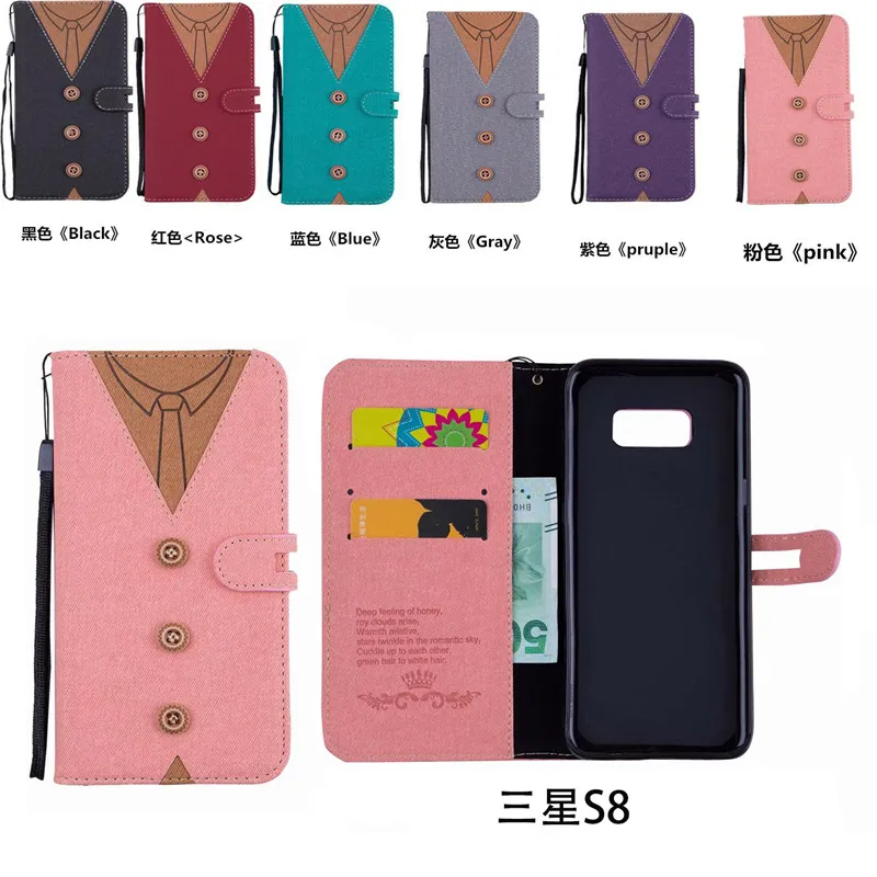 Leather Flip Wallet Book Case For Samsung Galaxy S5 S6 S7Edge S8 S9 S9Plus PU Magnet 360 Full Protective Cover Luxury Casing Bag | Мобильные