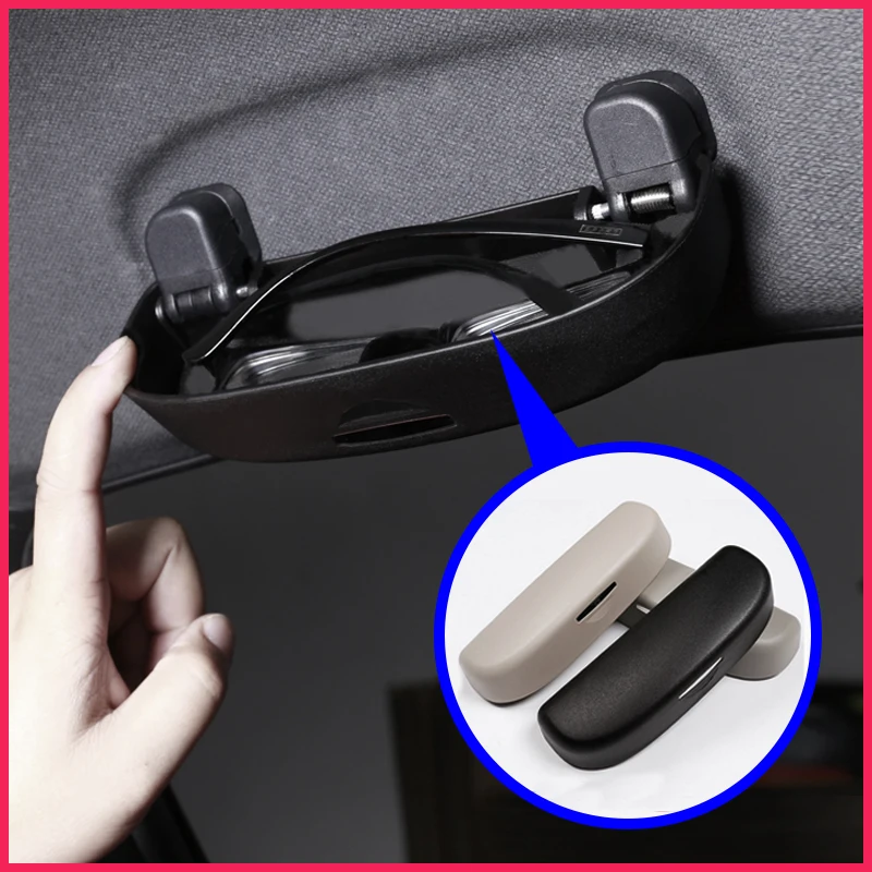 

A Little Change Car Sun Visor Glasses Sunglasses Storage Holder Glasses Box for Toyota CHR C-HR 2016-2018 Accessories
