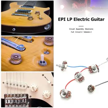 

1 Set LP Electric Guitar Pickup Wiring Harness For EPI SG LP Dot for Replacement LP Electric Guitar( 1 Toggle Switch + 4 Pots )