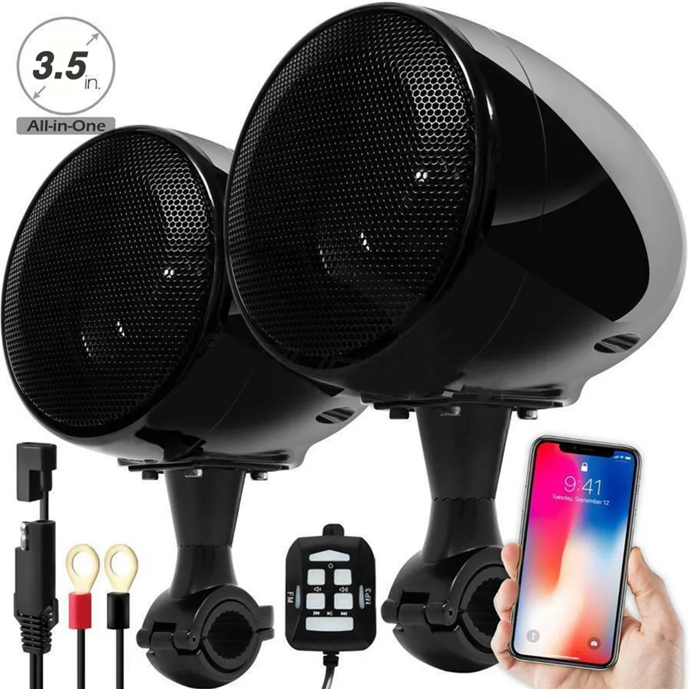 

300w Motorcycle Speaker Waterproof bluetooth Motorcycle Stereo Speakers Mp3 Amplifer System Sound System For Harley