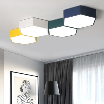 

DIY LED Honeycomb ceiling lighting ceiling lamps for the living room office chandeliers Ceiling for the Study room Children room