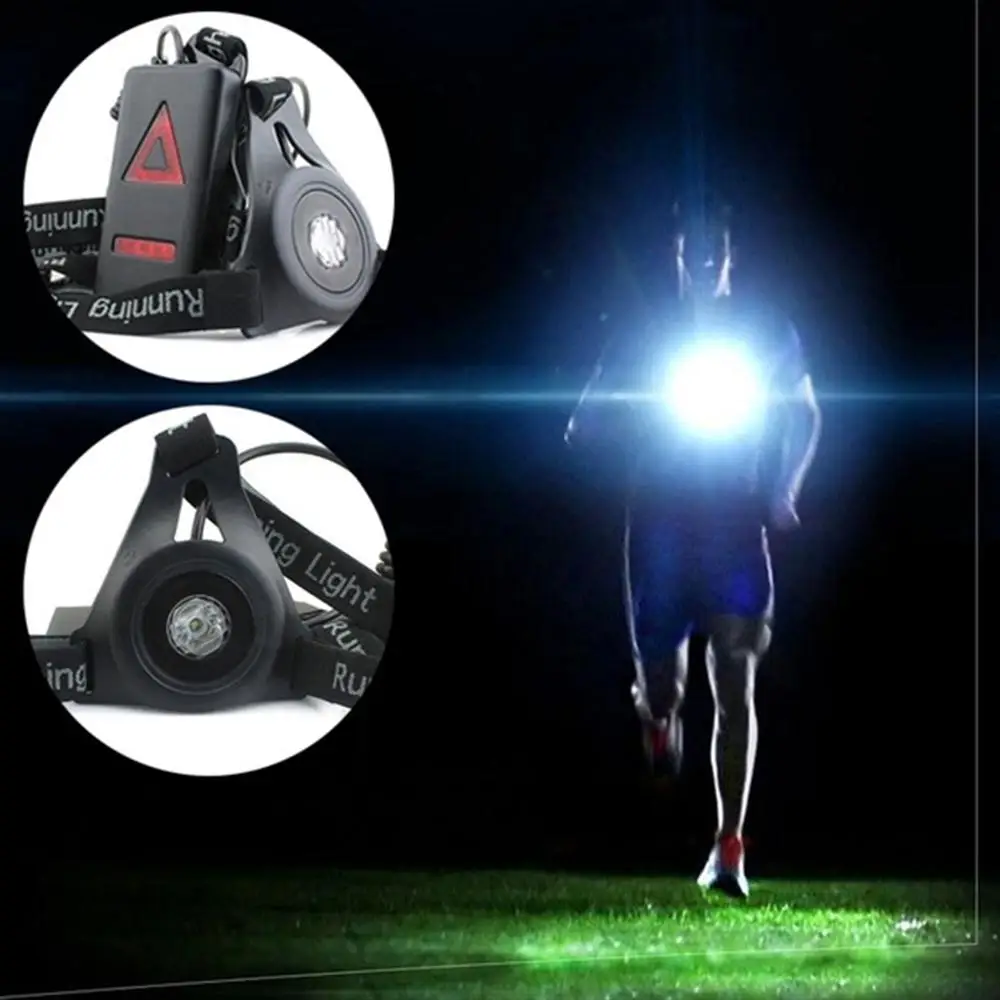 

USB Charging Chest LED Lamp Running Jogging Walking Night Safety Warning Lights
