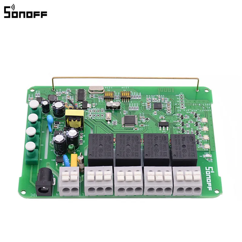 SONOFF 4CH Pro WiFi Smart remote Switch R2 4 gang 433 93 MHz RF switch 3 режима работы RF/Wifi работает с