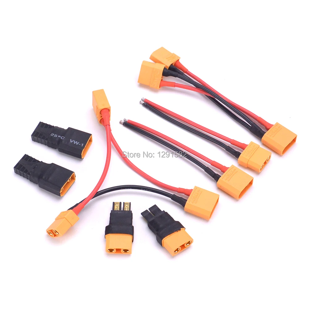XT90 XT 90 соединитель папа к т разъем с 14AWG кабель для RC Lipo батареи конвертер