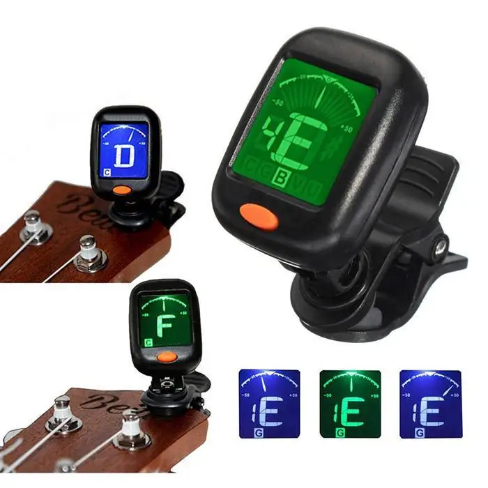 New Digital Clip Type Electric Digital Guitar Tuner Foldable High