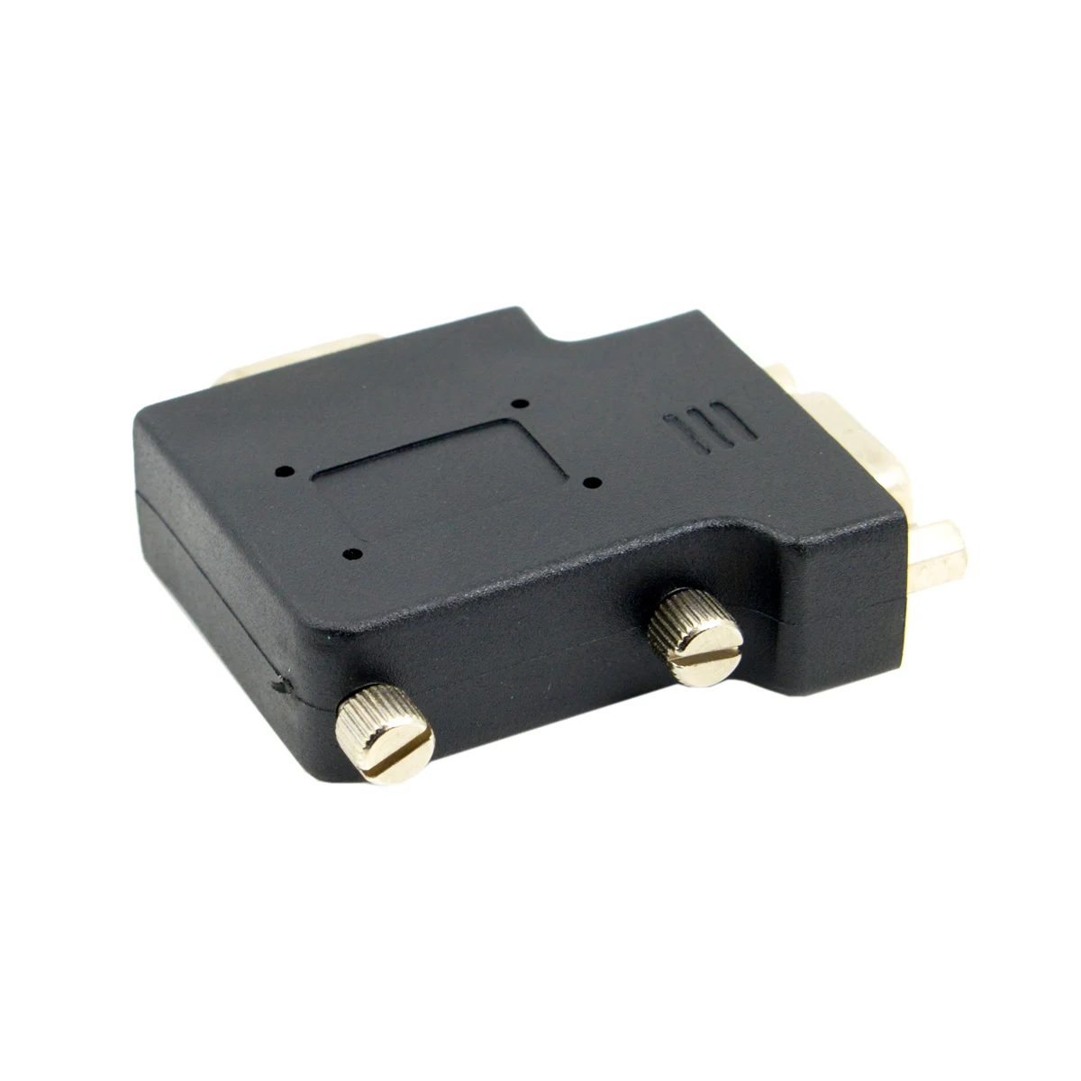 VGA SVGA Male 15 pin Левый Угловой 90 градусов для женщин вертикальный плоский удлинитель