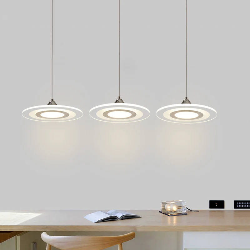 

Modern Led Pendant Lights Cord Lamp Dining Room Lustres 90-260v Chandelier Ce Ul For Kitchen Hang Fixtures Md3213