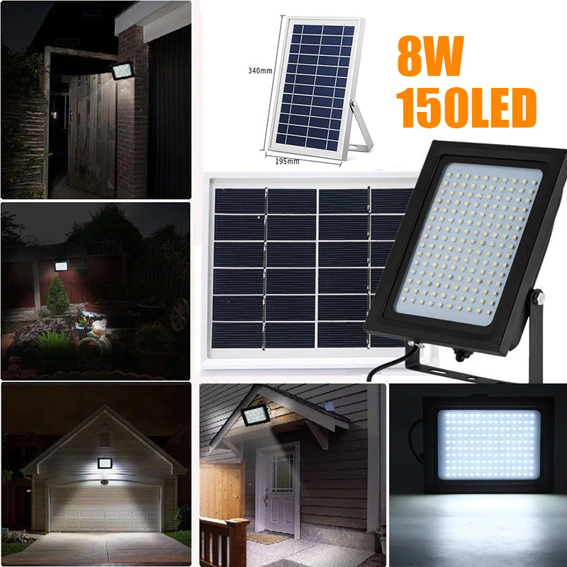 

For Corridor Garden Balcony Pool Path Street Wall Lamp LED Solar Light Outdoor Lighting PIR Sensor Solar panel Powered Light