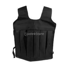 35 кг Максимальная загрузка Оксфорд взвешенный жилет удобная куртка бег фитнес силовая тренировка песок жилет куртка Песочная одежда