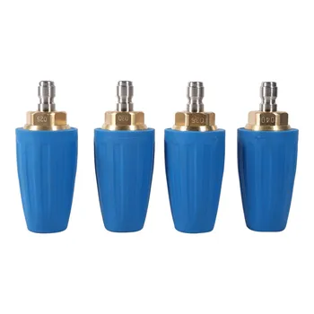 

3000PSI Washer Turbo Nozzle 1/4 inch Quick Connect High Pressure Spray Rotating Turbo Nozzle Washer Cleaner Accessory Wholesale