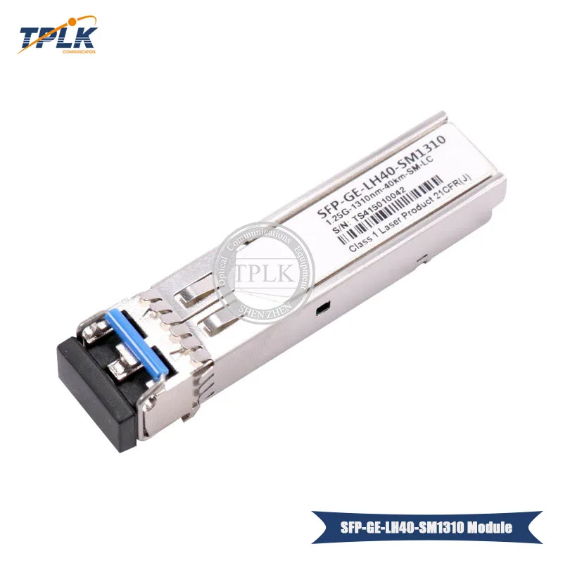 

High quality 1.25G 40KM Module SFP-GE-LH40-SM1310 SFP Transceiver module LC connector Compatible for Huawei, ZTE, Clsco switches