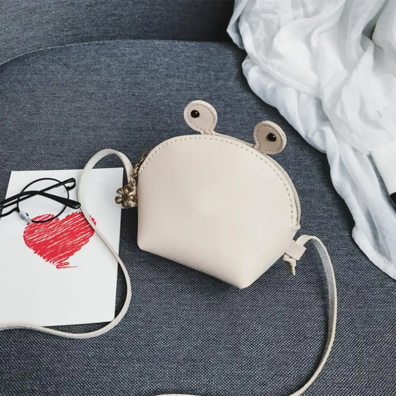 

PU Leather All-match Shoulder Bag Animal Shape Cute Mini Crossbody Hand Bags Messenger Handbags For Girls Child Fashionable Bag
