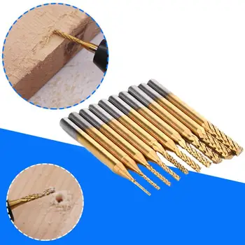 

Drill Bit Set 0.8-3.175mm PCB Engraving Cutter Rotary CNC End Mill 10pcs Cemented Carbide Engraving PCB CNC Rotary Burr
