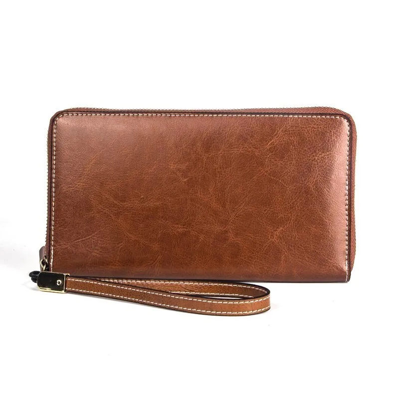 

Retro RFID Wallet Women Wallets Female Genuine Leather Money Purse Card Holders Coin Pocket Zipper Clutch Bags Carteira Feminina