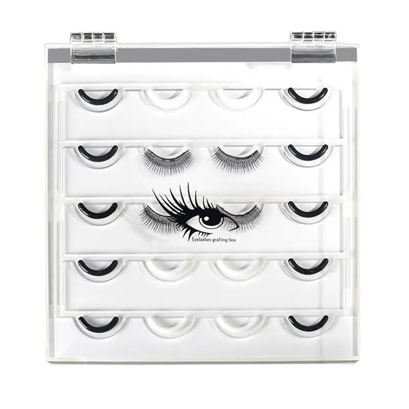 5 Layers False Eyelash Extension Display Box Acrylic Lashes Storage Box Makeup Cosmetic Eyelashes Display Storage Holder Case 5 Layers False Eyelash Extension Display Box Acrylic Lashes Storage Box Makeup Cosmetic Eyelashes Display Storage Holder Case