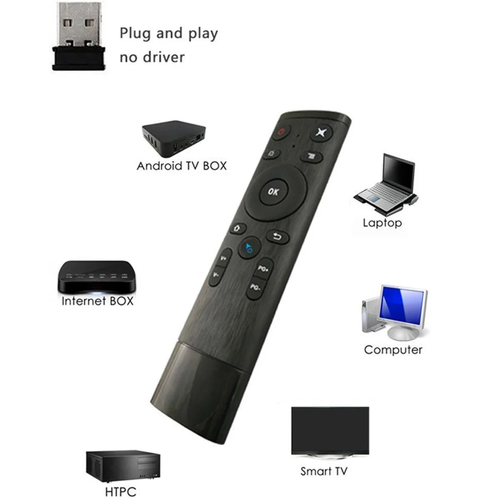 

2.4G Remote Control Portable For Android TV BOX Universal Wireless Smart Mini Keyboard Air Mouse Home with Adapter