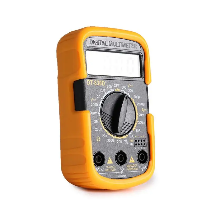 DT830D мини карманный цифровой мультиметр 1999 отсчетов переменный/постоянный ток