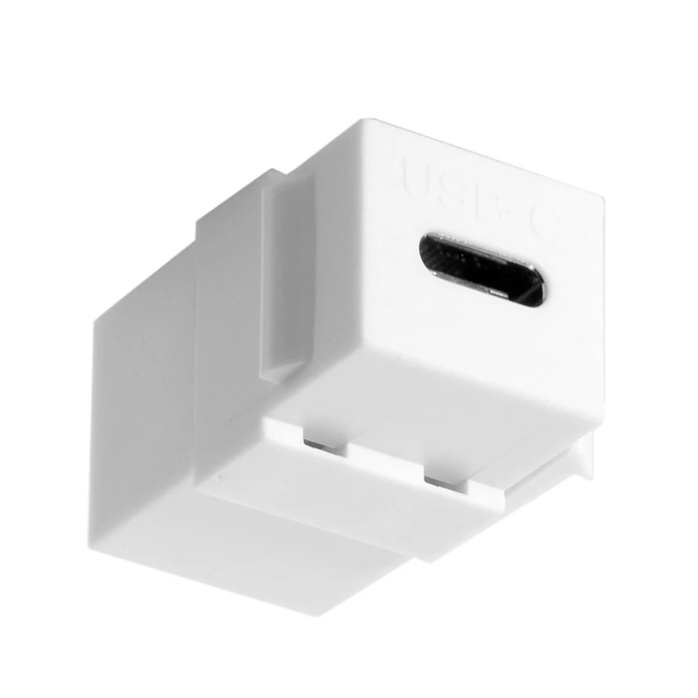 USB C Keystone Jack (2 Pack) 3 1 Type коннектор Insert Female для розетки панели белый| |