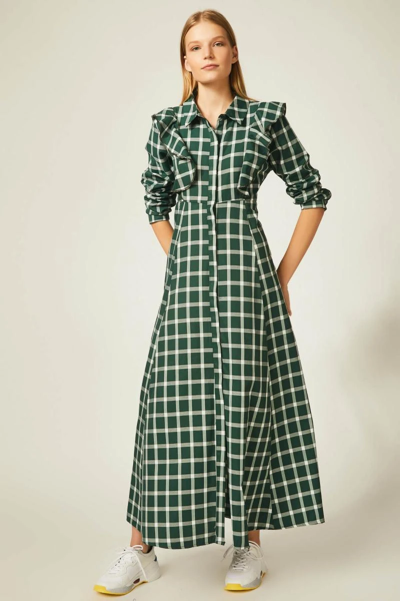 Woolen shirt dress Clearance