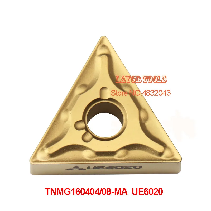 

TNMG160404-MA UE6020/TNMG160408-MA UE6020. cutting blade, turning tip,Suitable for MTJNR MTQNR MTENN MTFNR Series Lathe Tool