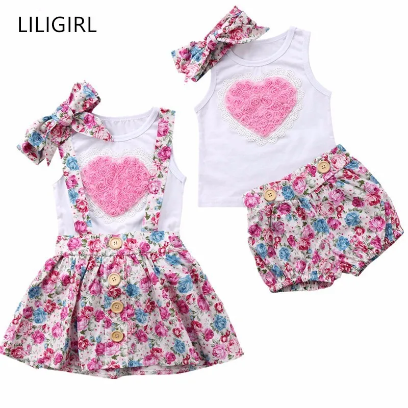 

LILIGIRL Family Matching Clothes 2019 New Toddler Baby Girls Sister T-shirt Dress Pants Costume Outfit 3Pcs Kids Clothing Set