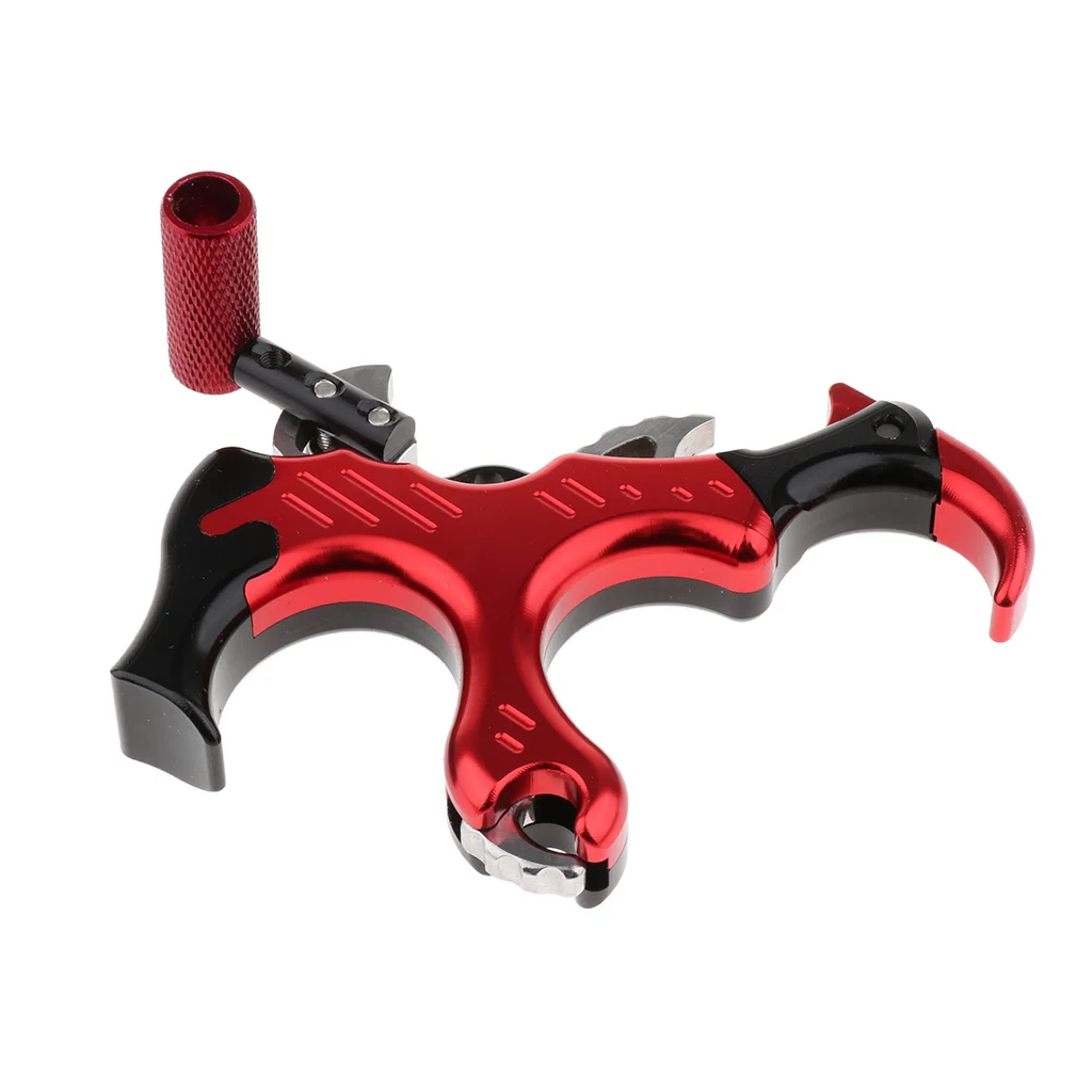 

Archery Grip Caliper 4 Finger Release Aids Durable Compound Bow Thumb Trigger Tool Men Women Outdoors Hunting