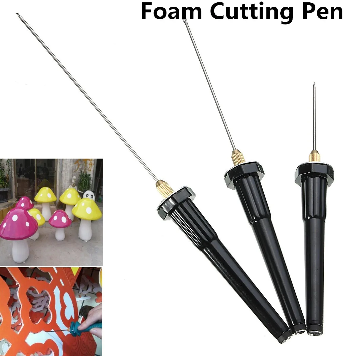 

Professional Foam Cutter 5/10/15CM Electric Foam Polystyrene Cutting Machine Pen Portable Styrofoam Cutting Tool Without Adapter