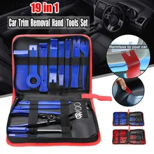 19 pz/set Auto Installer Rimozione Trim Kit Car Radio Door Panel Della Leva di Strumenti di Automobile di Fissaggio Remover Accessori