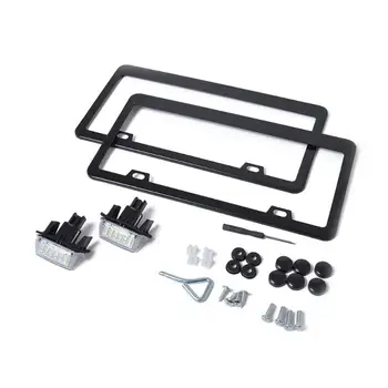 

2pcs LED License Number Plate Lights+Repair Kit for Civic Pilot Accord Odyssey Acura License Plate Car Stying Accessories