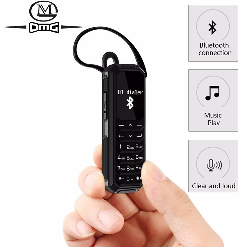 AEKU KK2 русская клавиатура мини-мобильный телефон Bluetooth Dialer беспроводные наушники телефоны Магия vioce изменить сотовые телефоны