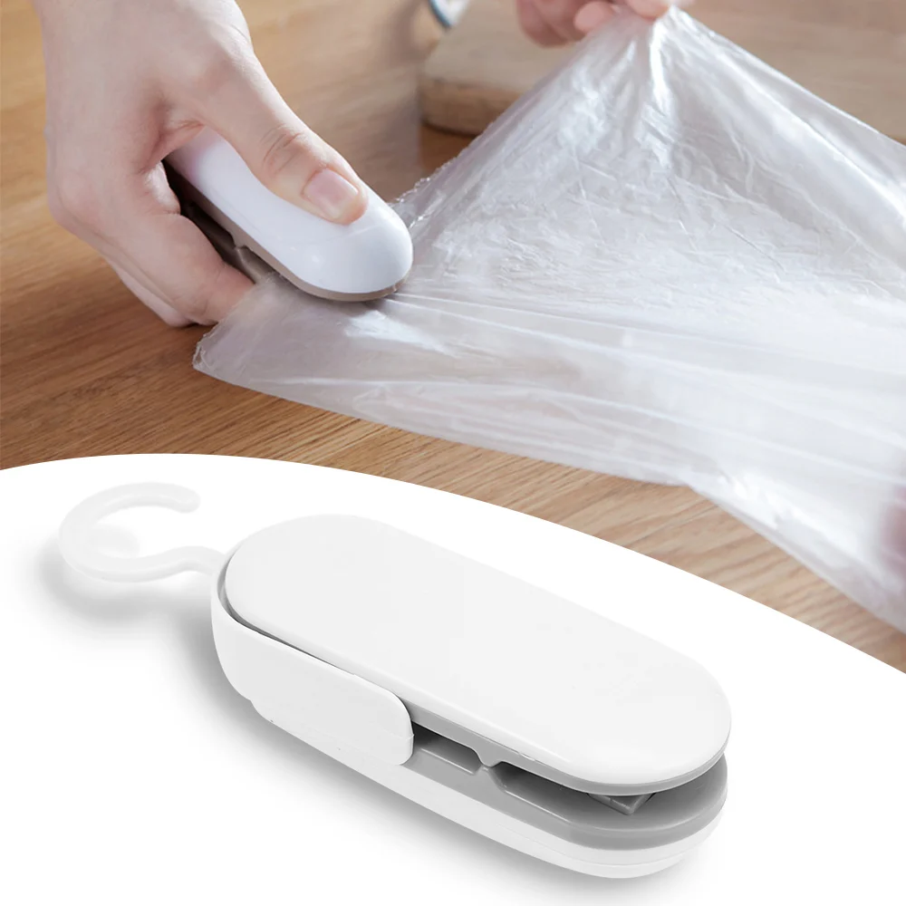 

New Portable Mini Sealing Machine Bag Clips Hand Pressure Food Fresh Keeping Machine Impulse Sealer Seal Packing Plastic Bag